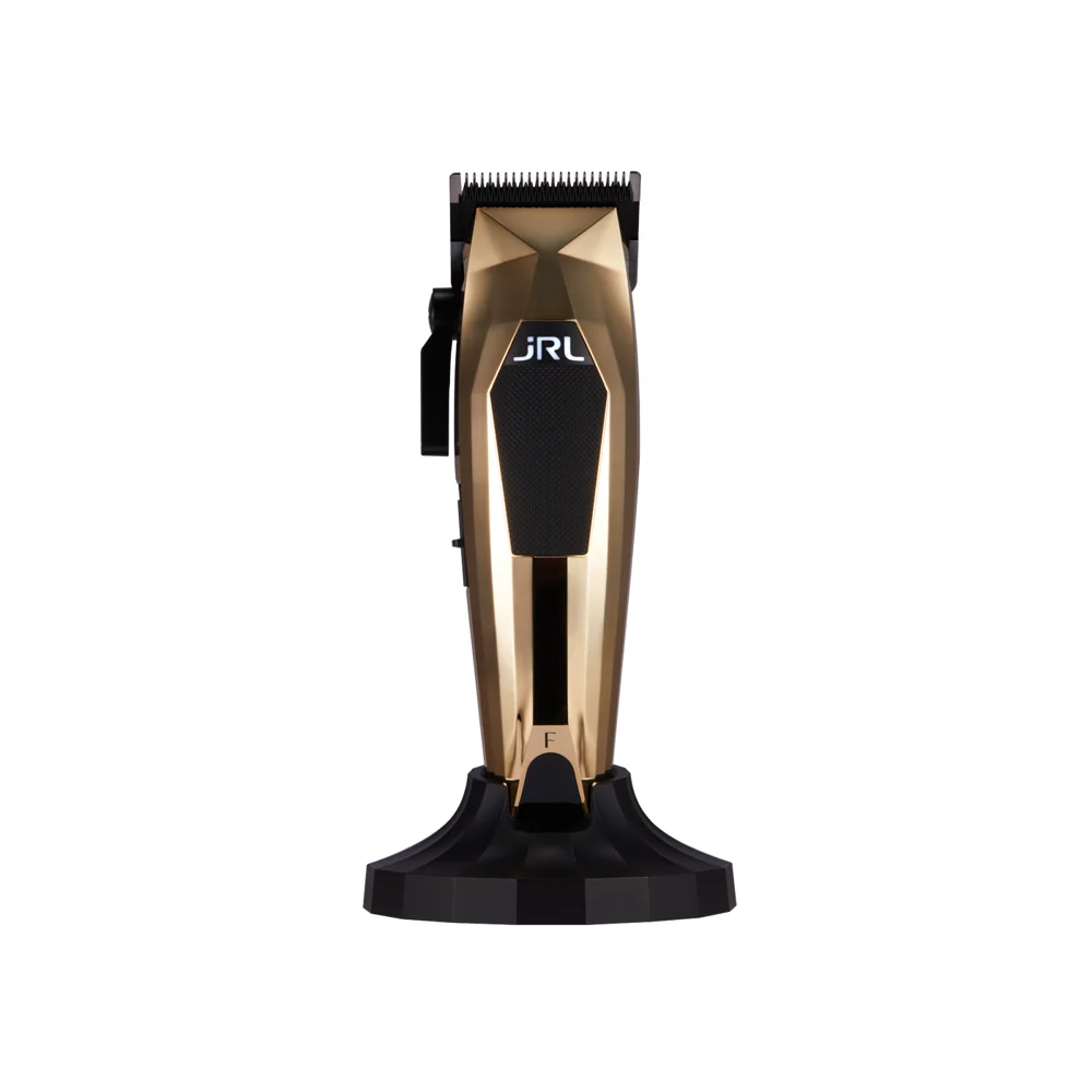 Gold limited-edition JRL 3000C professional cordless clipper with fade blade